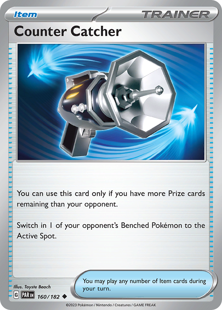 160/182 Counter Catcher Pokemon Card Paradox Rift Uncommon Item *MINT*