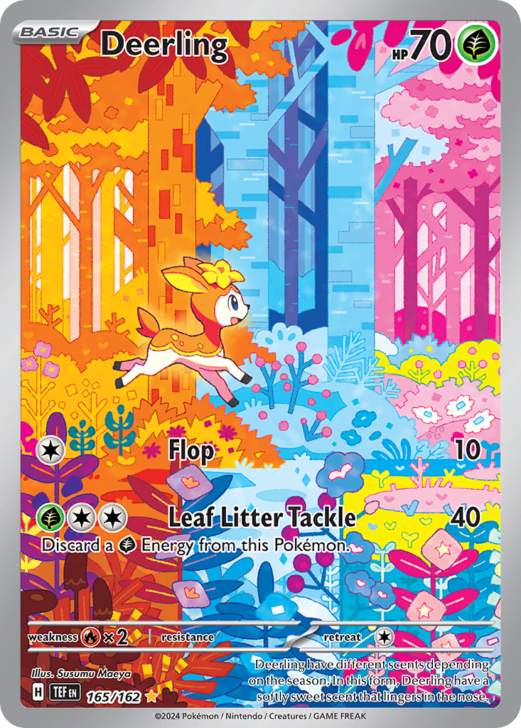 165/162 Deerling Pokemon Card Temporal Forces Illustration Rare *MINT*