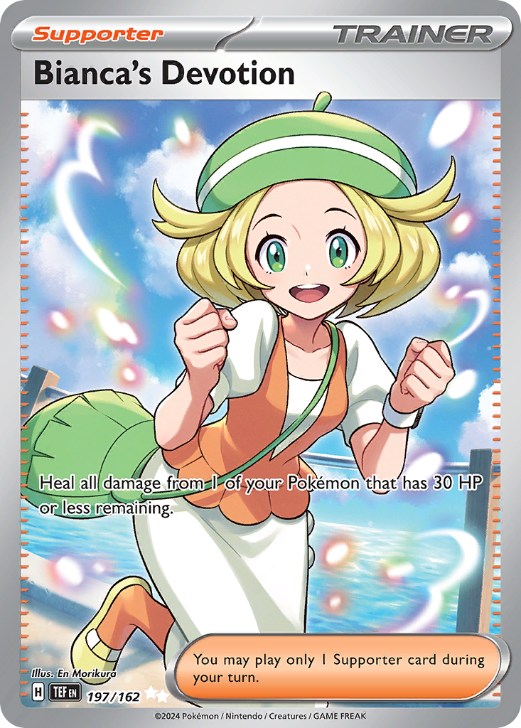 197/162 Bianca's Devotion Pokemon Card Temporal Forces Ultra Rare Supporter *MINT*