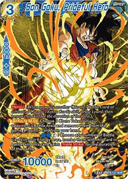 DBS BT8-127 NHR Son Goku, Prideful Hero Malicious Machinations *MINT*