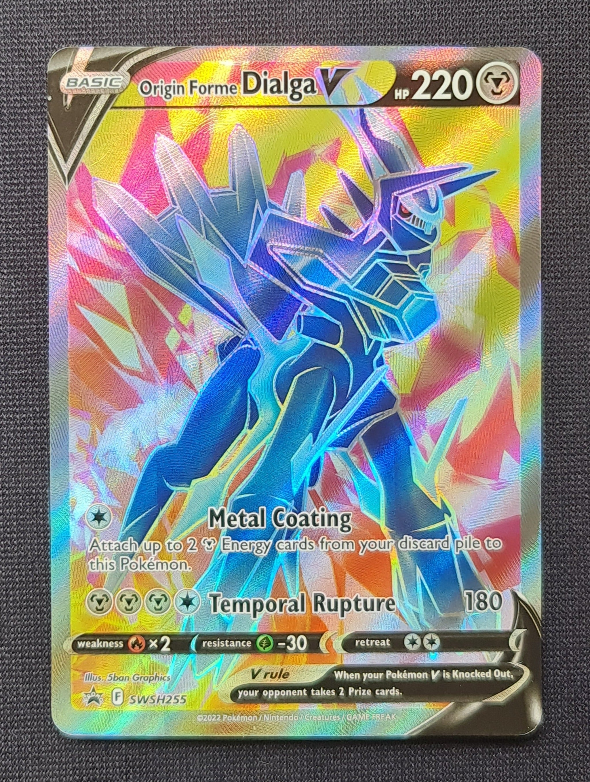 dialga v pokemon card value Pokemon Card SWSH Black Star Promos SWSH255 Original Forme Dialga V *M – Brokenvase Games