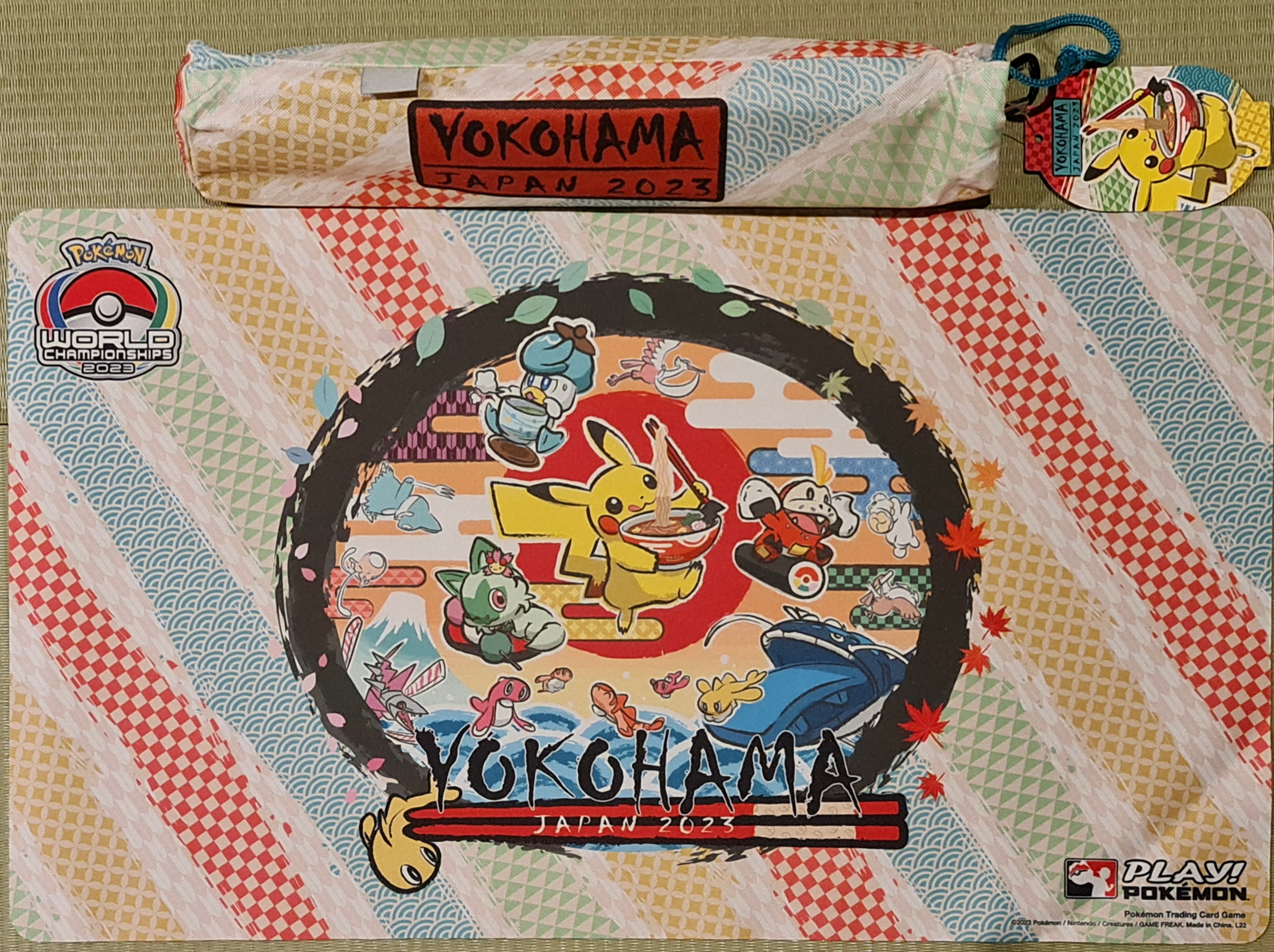 Pokemon Center Exclusive Pokemon World Championship 2023 Playmat & Pl