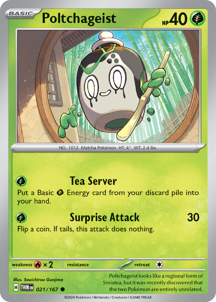 021/167 21/167 Poltchageist Pokemon Card Twilight Masquerade Common *M Brokenvase Games 021/167 21/167 Poltchageist Pokemon Card Twilight Masquerade Common *M Brokenvase Games