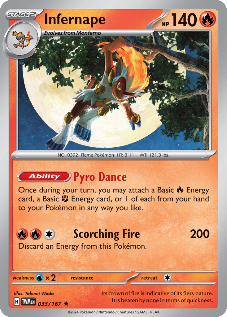 033/167 33/167 Infernape Pokemon Card Twilight Masquerade Holo Rare *M Brokenvase Games 033/167 33/167 Infernape Pokemon Card Twilight Masquerade Holo Rare *M Brokenvase Games
