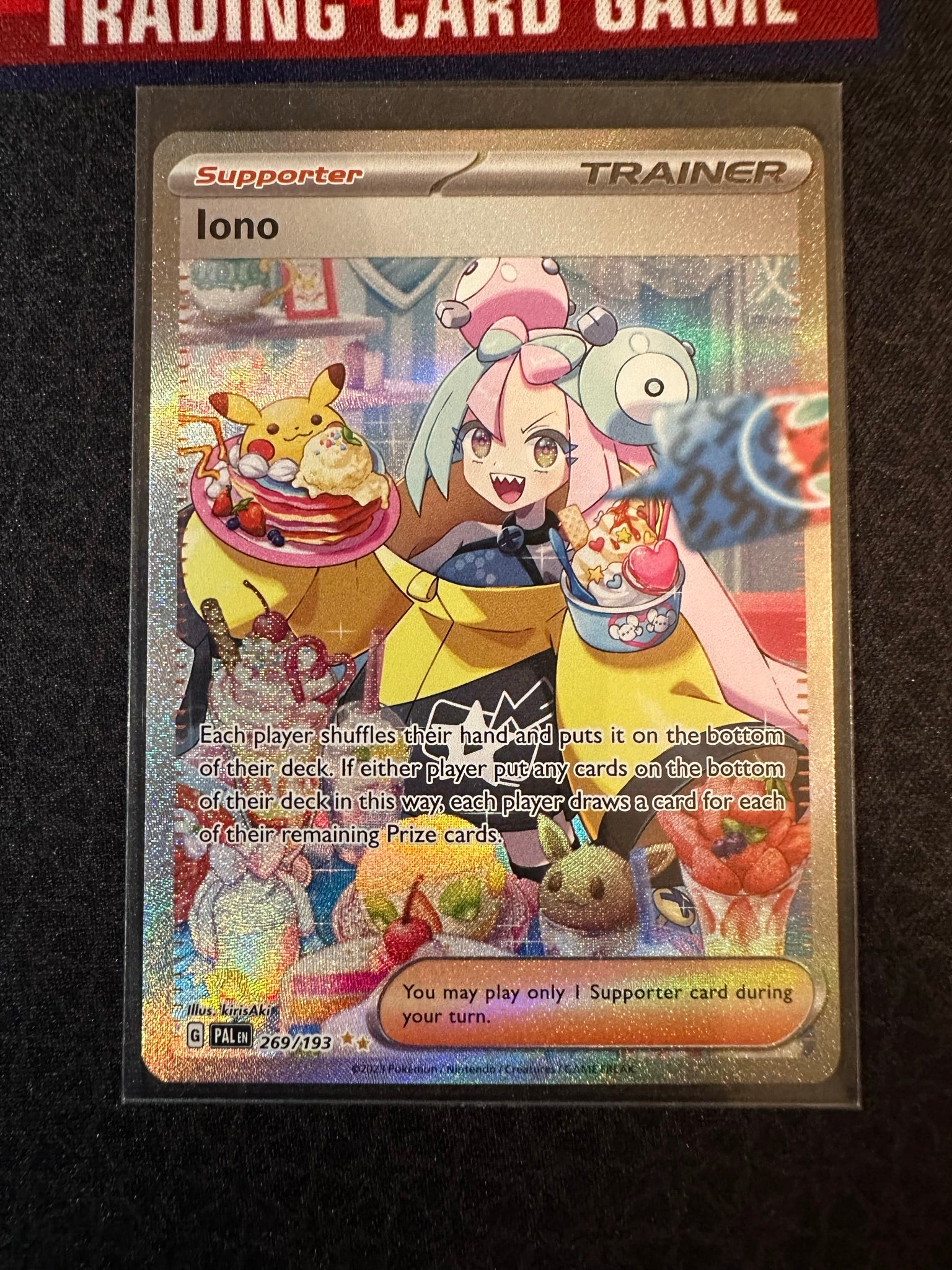 Pokemon Iono 269/193 card authentic