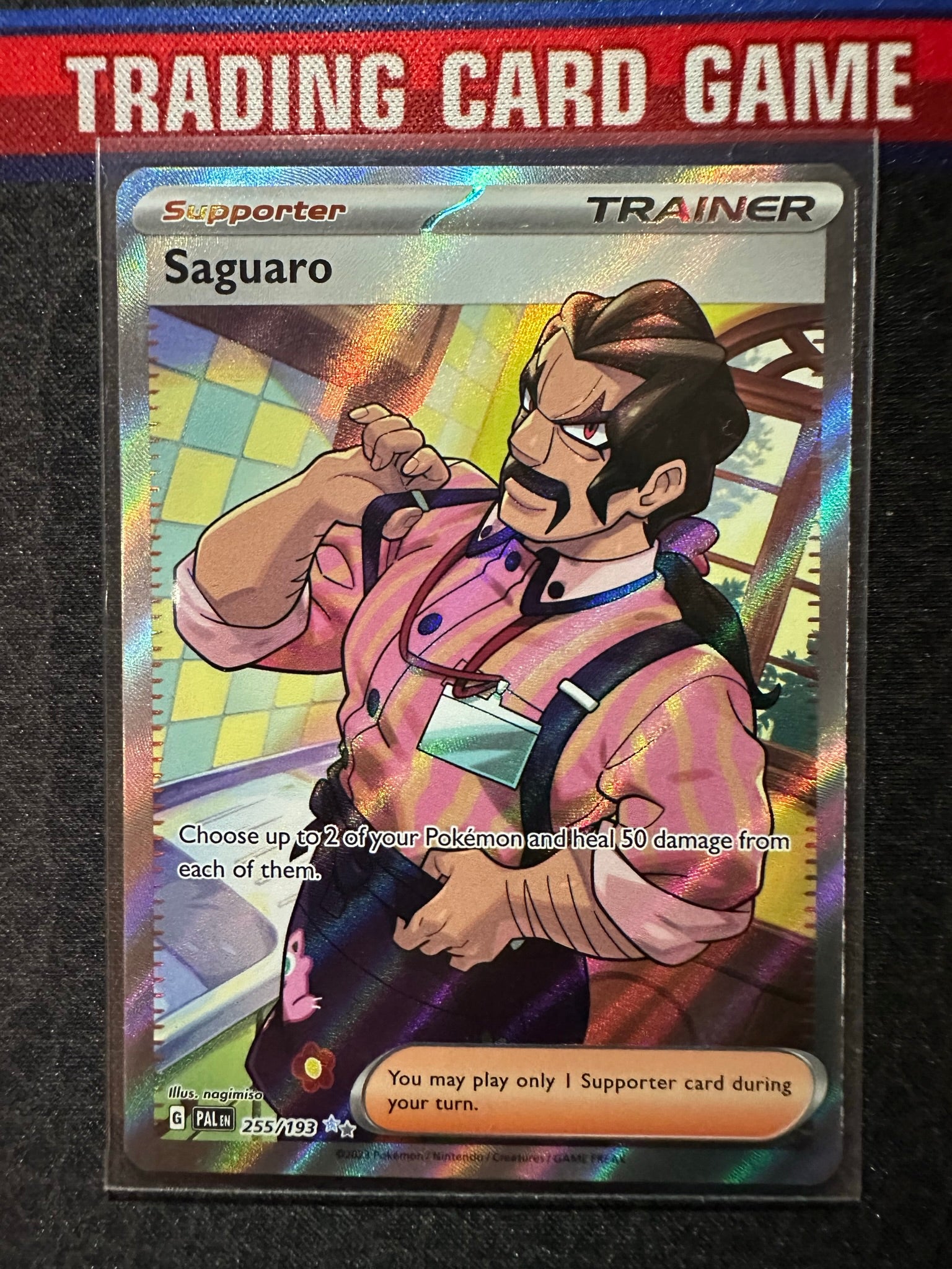 Pokemon Card Paldea Evolved 255/193 Saguaro Supporter Full Art Ultra R Brokenvase Games Pokemon Card Paldea Evolved 255/193 Saguaro Supporter Full Art Ultra R Brokenvase Games