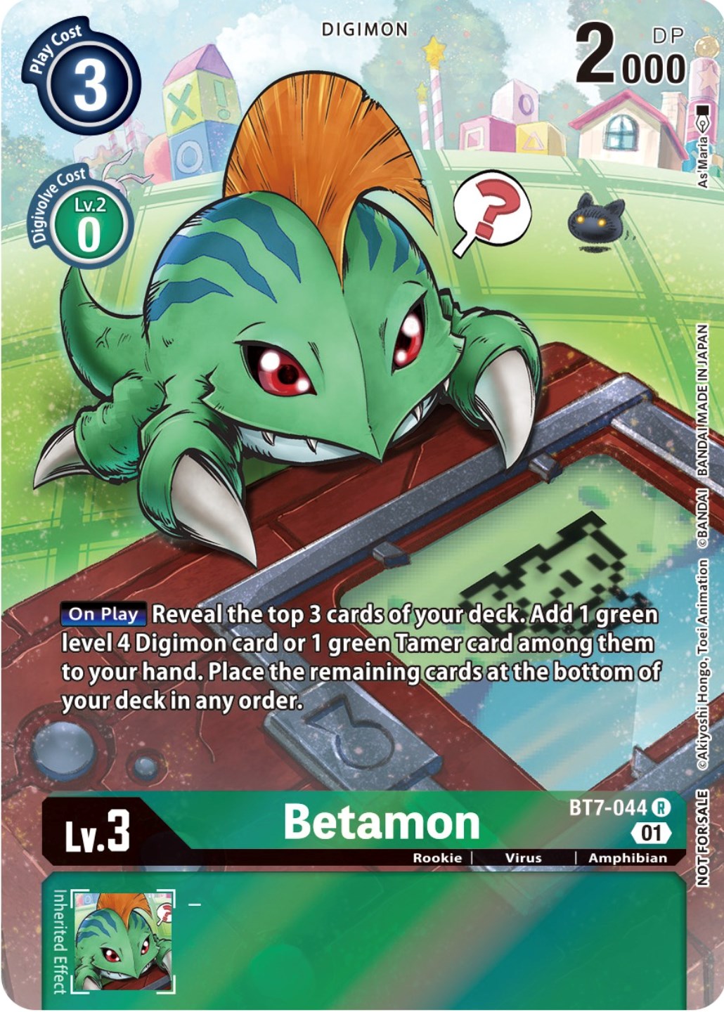 Digimon Card 25th Anniversary Promo Betamon BT7-044 R