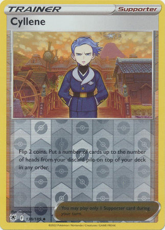 Pokemon Card Astral Radiance 138/189 Cyllene Supporter Reverse Holo Uncommon