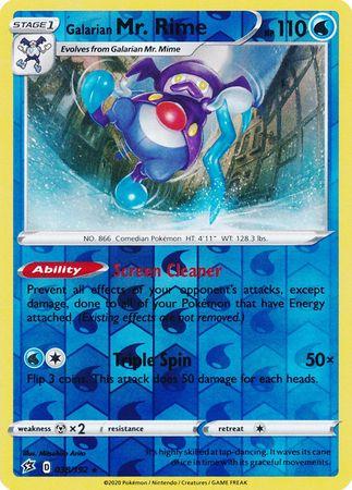 038/192 Galarian MrRime Rebel Clash (RCL) Rare Reverse Holo