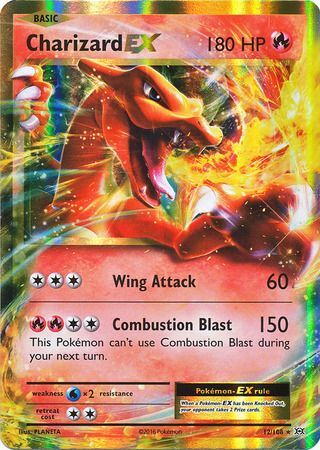 Pokemon Card XY Evolutions 12/108 Charizard EX Rare Holo ex