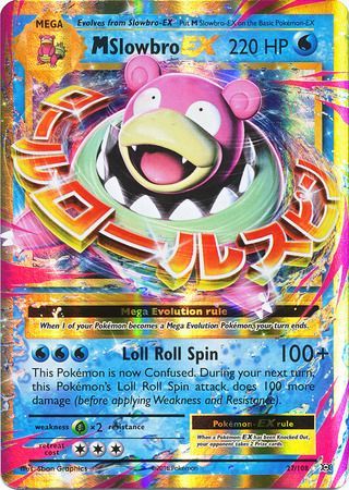 Pokemon Card XY Evolutions 27/108 Mega Slowbro EX Rare Holo ex