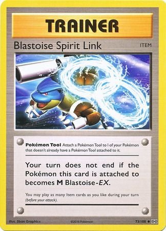 Pokemon Card XY Evolutions 73/108 Blastoise Spirit Link Item Uncommon