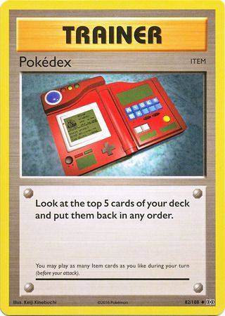 Pokemon Card XY Evolutions 82/108 Pokédex Item Uncommon