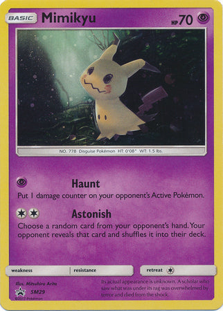 Pokemon Card SM Black Star Promos SM29 Mimikyu