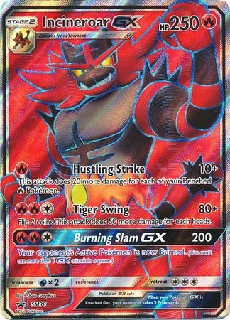 Pokemon Card SM Black Star Promos SM38 Incineroar GX