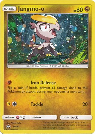 Pokemon Card SM Black Star Promos SM40 Jangmo-o