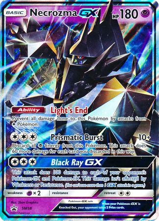 Pokemon Card SM Black Star Promos SM58 Necrozma GX