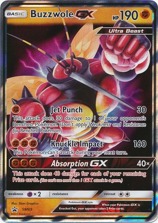 <transcy>Pokemon Karte SM Black Star Promos SM69 Buzzole GX</transcy>