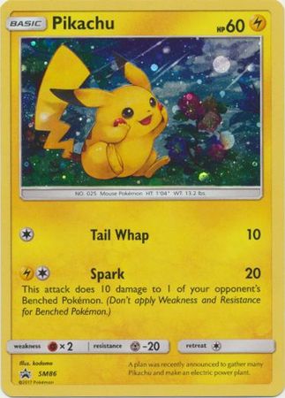 <transcy>بطاقة بوكيمون SM Black Star Promos SM86 Pikachu</transcy>