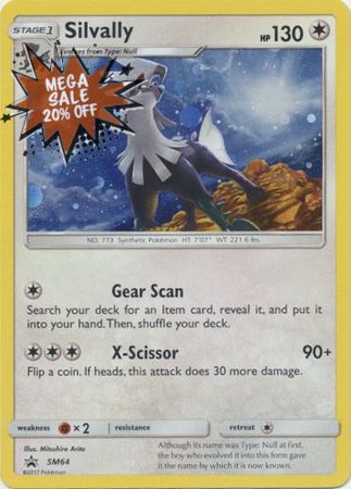 <transcy>بطاقة بوكيمون SM Black Star Promos SM64 Silvally</transcy>