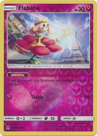 Pokemon Card Forbidden Light 83/131 083/131 Flabébé Reverse Holo Common *MINT*