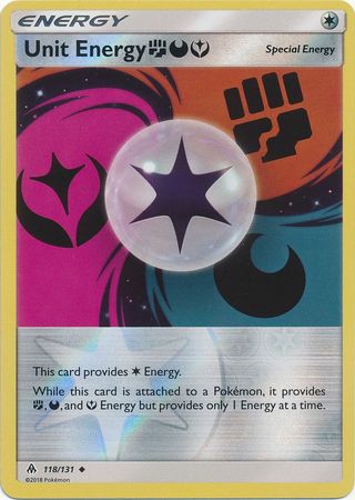 Pokemon Card Forbidden Light 118/131 Unit Energy YDF Fighting Reverse Holo Uncommon *MINT*