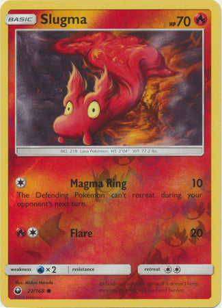 Pokemon Card Celestial Storm 23/168 Slugma Pokemon Reverse Holo Common *MINT*