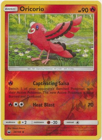 Pokemon Card Celestial Storm 30/168 Oricorio Pokemon Reverse Holo Uncommon *MINT*