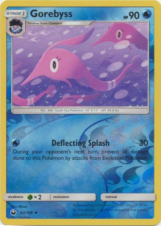 Pokemon Card Celestial Storm 43/168 Gorebyss Pokemon Reverse Holo Uncommon *MINT*