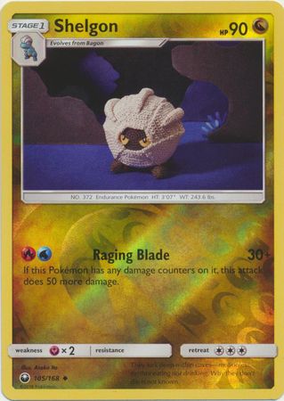 Pokemon Card Celestial Storm 105/168 Shelgon Pokemon Reverse Holo Uncommon *MINT*