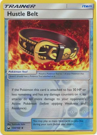 Pokemon Card Celestial Storm 134/168 Hustle Belt Trainer Reverse Holo Uncommon *MINT*