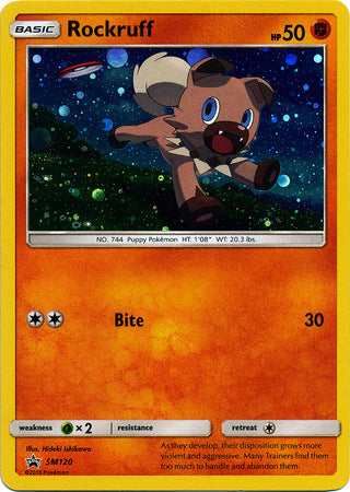 Pokemon Card SM Black Star Promos SM120 Rockruff