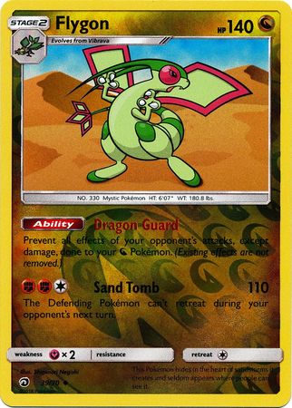Pokemon Card Dragon Majesty 39/070 039/070 Flygon Uncommon Reverse Holo
