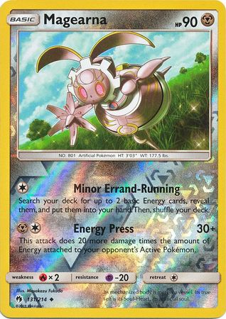 Pokemon Card Lost Thunder 131/214 Magearna Reverse Holo Uncommon *MINT*