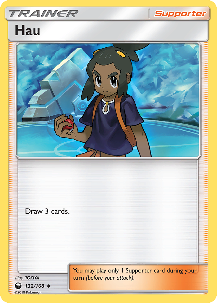 Pokemon Card Celestial Storm 132/168 Hau Trainer Uncommon *MINT*