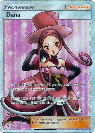 Pokemon Card Team Up 173/181 Dana Supporter Full Art