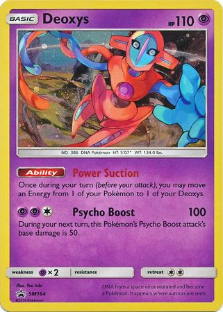 <transcy>Pokemon Card SM Black Star Promos SM164 Deoxys</transcy>