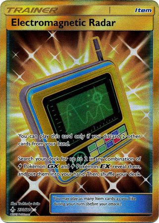 Pokemon Card Unbroken Bonds 230/214 Electromagnetic Radar Item Secret Rare