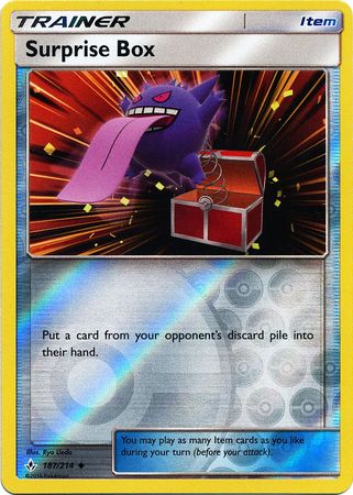 Pokemon Card Unbroken Bonds 187/214 Surprise Box Item Uncommon Reverse Holo