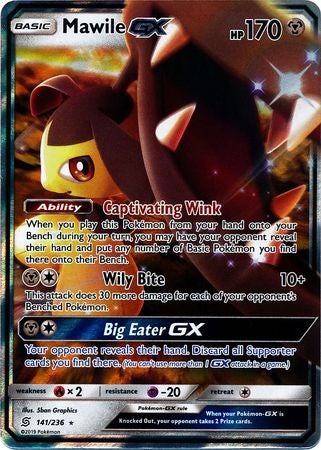 Pokemon Card Unified Minds 141/236 Mawile GX Ultra Rare