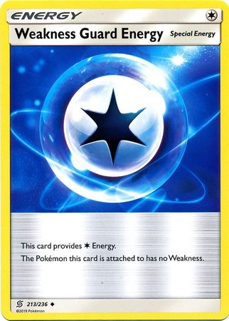 Pokemon Card Unified Minds 213/236 Weakness Guard Energy Uncommon