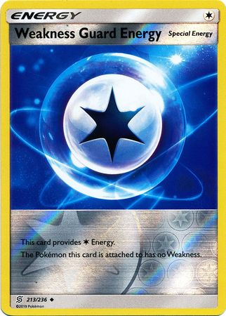 Pokemon Card Unified Minds 213/236 Weakness Guard Energy Reverse Holo Uncommon