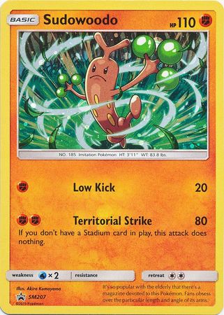 <transcy>Pokemon Karte SM Black Star Promos SM207 Sudowoodo</transcy>