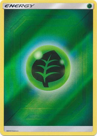 Pokemon Card Hidden Fates 2019 Grass Energy Reverse Holo
