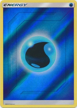 Pokemon Card Hidden Fates 2019 Water Energy Reverse Holo