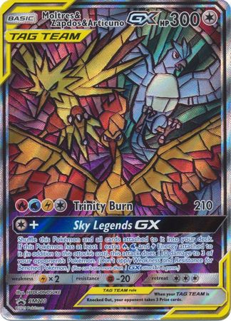 <transcy>Pokemon Card SM Black Star Promos SM210 Moltres & Zapdos & Articuno Tag Team GX</transcy>