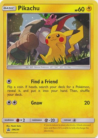 Pokemon Card SM Black Star Promos SM234 Pikachu