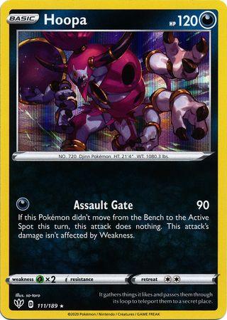 Pokemon Card Darkness Ablaze 111/189 111/189 Hoopa Holo Rare – Brokenvase  Games