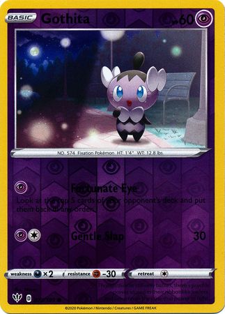 Pokemon Card Darkness Ablaze 73/189 073/189 Gothita Common Reverse Hol –  Brokenvase Games