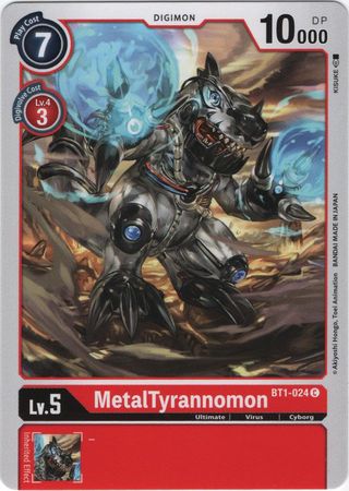 Digimon Card Ver 1.0 MetalTyrannomon BT1-024 C